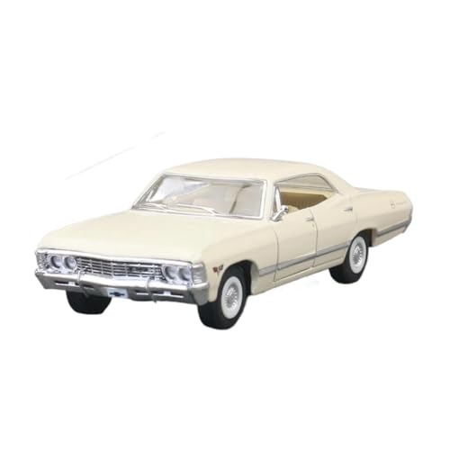 1:36 Für Chevrolet Impala 1967 Legierung Auto Modell Simulation Gießt Druck Metall Fahrzeuge Sammlung Souvenir Druckguss Fahrzeuge Modell(White) von TQMEAD