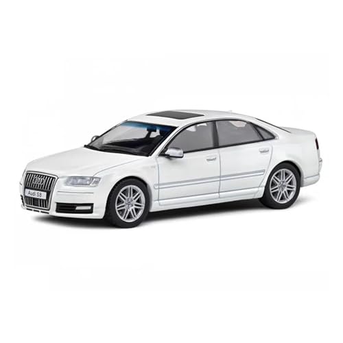 1:43 Für Audi S8 D3 2010 Legierung Diecast Metall Auto Modell Erwachsene Souvenir Statische Display(White) von TQMEAD
