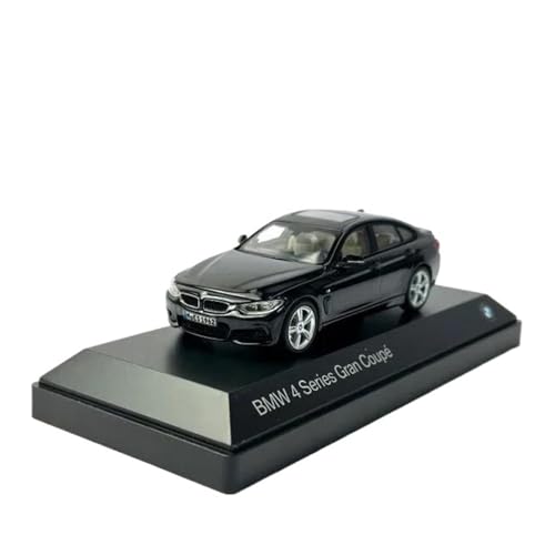 1:43 Für BMW 4er Gran Coupé Simulierte Druckguss-Automodelle Aus Legierung Sammlung Souvenir-Dekoration Druckguss Fahrzeuge Modell(Black) von TQMEAD