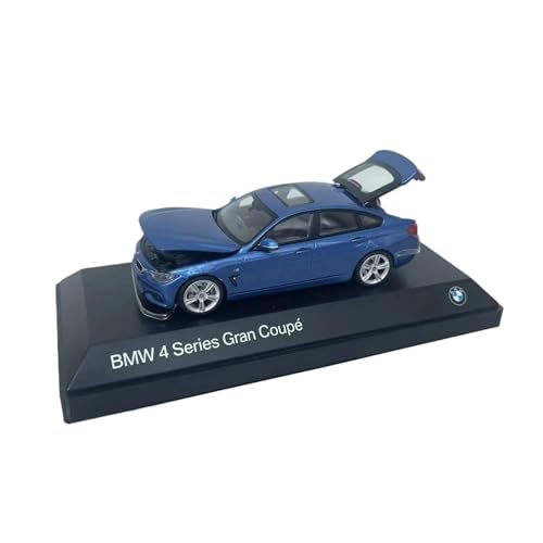 1:43 Für BMW 4er Gran Coupé Simulierte Druckguss-Automodelle Aus Legierung Sammlung Souvenir-Dekoration Druckguss Fahrzeuge Modell(Blue) von TQMEAD