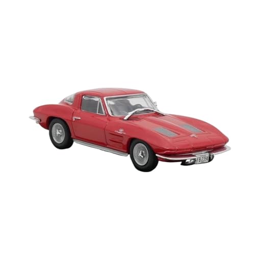 1:43 Für Corvette C2 Sting Ray 1963 Legierung Diecast Modell Auto Miniatur Auto Für Sammlung von TQMEAD