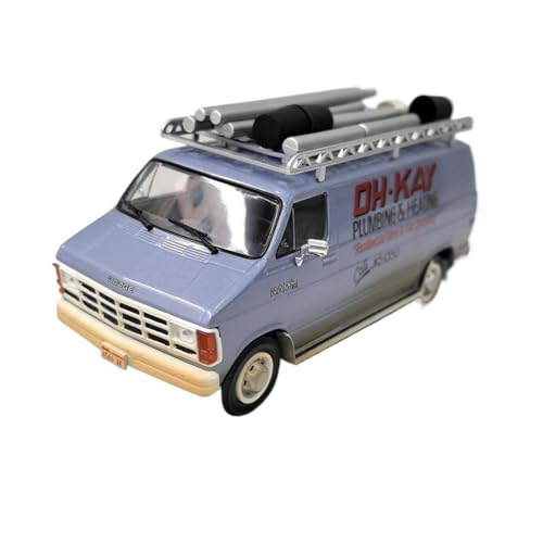 1:43 Für Dodge RAM Van 1986 Klassische Nostalgische Simulation Legierung Auto Modell Sammlerstück Druckguss Fahrzeuge Modell von TQMEAD