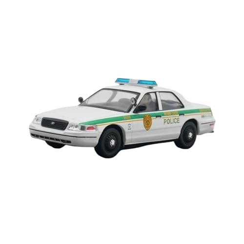 1:43 Für Ford Crown Victoria Polizeiauto 007 Simulationslegierungsmodell Sammler-Souvenirdisplay Druckguss Fahrzeuge Modell von TQMEAD