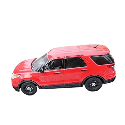 1:43 Für Ford Utility Police Intercept Auto Legierung Modell Desktop Dekoration Sammlung Display Druckguss Fahrzeuge Modell(Red top) von TQMEAD