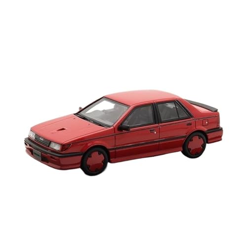 1:43 Für Isuzu Gemini Turbo 1988 Klassische Harz Auto Modell Sammlung Dekoration Druckguss Fahrzeuge Modell(Red) von TQMEAD