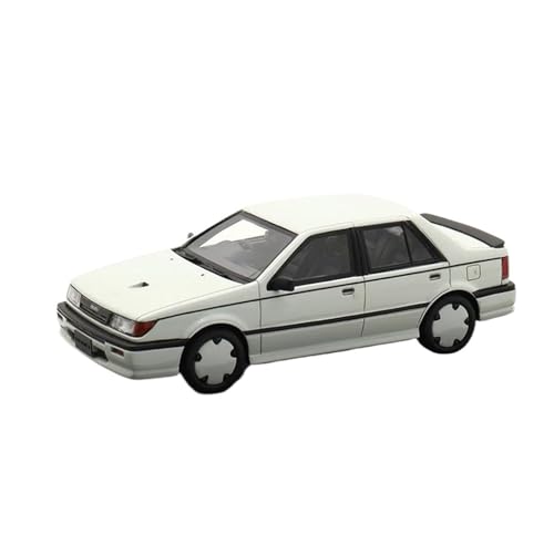 1:43 Für Isuzu Gemini Turbo 1988 Klassische Harz Auto Modell Sammlung Dekoration Druckguss Fahrzeuge Modell(White) von TQMEAD