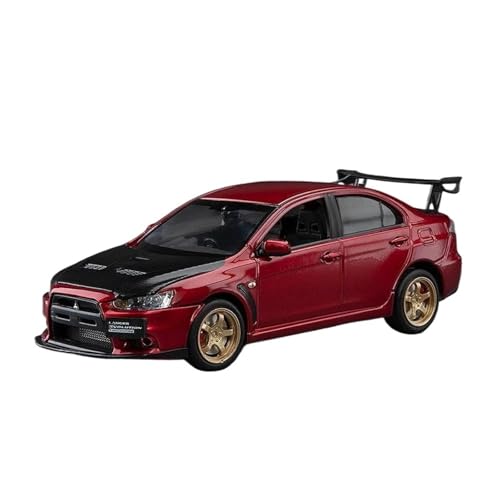 1:43 Für Lancer EVO 10. Generation Simulation Legierung Auto Modell Sammlung Souvenir Statische Anzeige Druckguss Fahrzeuge Modell(Red) von TQMEAD