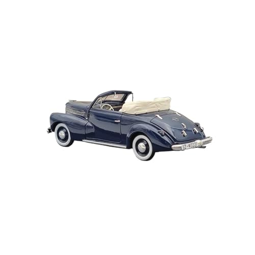 1:43 Für Opel Kapitan Hebmüller Cabriolet Blau Harz Modelle Auto Sammlung Souvenir Dekoration Druckguss Fahrzeuge Modell von TQMEAD
