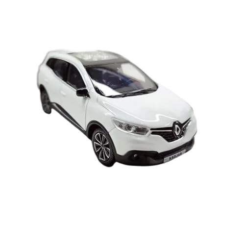 1:43 Für Renault Kadjar SUV Legierung Auto Modell Für Sammlung Memorial Druckguss Fahrzeuge Modell(White) von TQMEAD