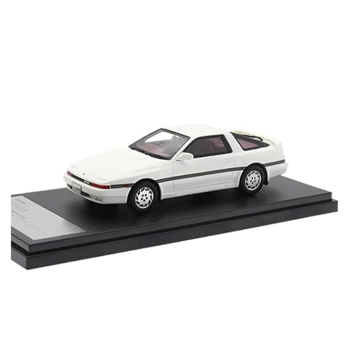 1:43 Für Toyota Supra 3.0GT Turbo Limited Legierung Automodell Sammlung Dekoration Druckguss Fahrzeuge Modell(White) von TQMEAD