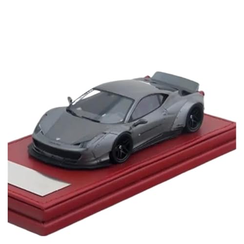 1:43 Für Works 458 Harz Auto Modell Enthusiasten Sammeln Display Stücke Urlaub Überraschungen(Gray) von TQMEAD