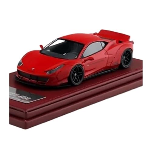 1:43 Für Works 458 Harz Auto Modell Enthusiasten Sammeln Display Stücke Urlaub Überraschungen(Red) von TQMEAD