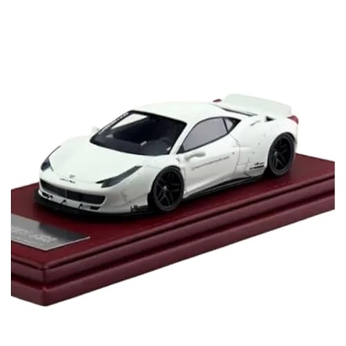 1:43 Für Works 458 Harz Auto Modell Enthusiasten Sammeln Display Stücke Urlaub Überraschungen(White) von TQMEAD