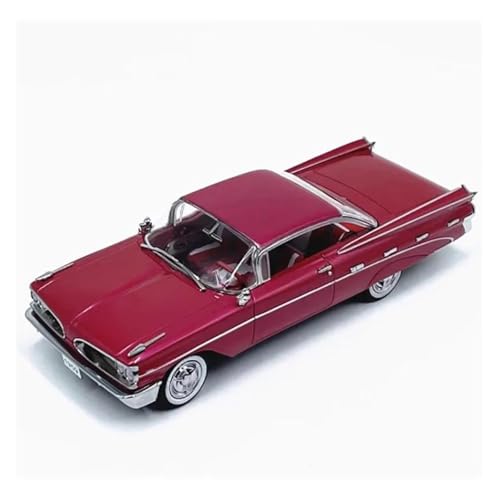 1:43 für 1959 Pontiac Bonneville Hardtop Legierung Auto Modell Sammlerstücke Statische Ornamente(Red) von TQMEAD