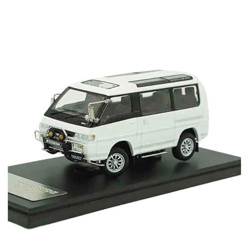 1:43 für Mitsubishi Delica 1990-1999 Legierung Auto Modell Statische Dekorative Ornamente Souvenirs(White 1) von TQMEAD