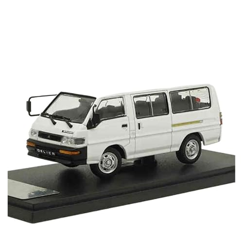 1:43 für Mitsubishi Delica 1990-1999 Legierung Auto Modell Statische Dekorative Ornamente Souvenirs(White 2) von TQMEAD