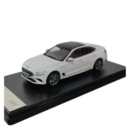 1:43 für Moderne Genesis G70 Legierung Auto Modell Statische Dekorative Ornamente Sammlung Souvenirs(White) von TQMEAD