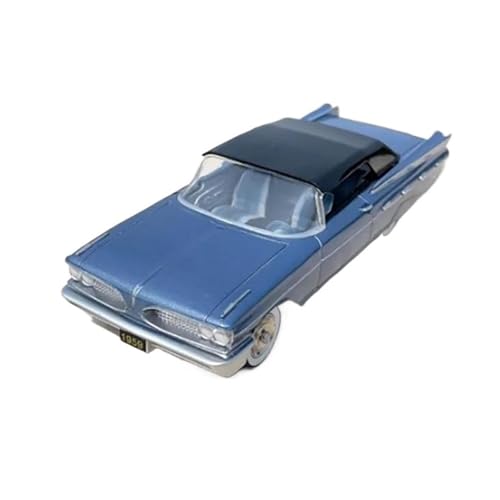 1:43 für Pontiac Bonneville 1959 Cabriolet Auto Legierung Auto Modell Statische Ornament Sammlerstück(Blue 1) von TQMEAD