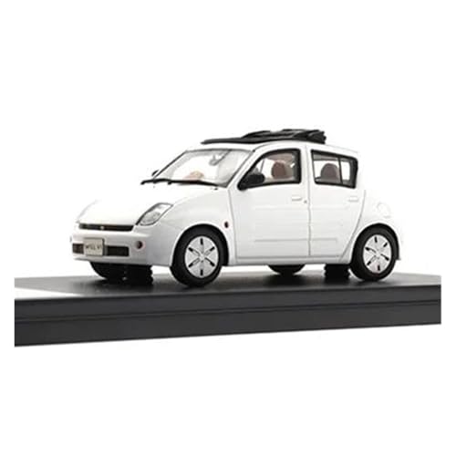 1:43 für Toyota Wird Vi (2000) Harz Statische Auto Modell Sammlung Ornamente Souvenirs Display(White) von TQMEAD