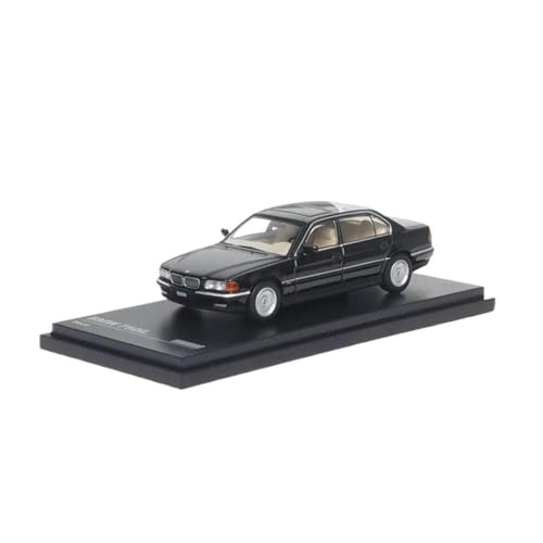 1:64 Für BMW 750iL E38 Schwarz Legierung Simulation Auto Modell Display Sammlung Souvenir Druckguss Fahrzeuge Modell von TQMEAD