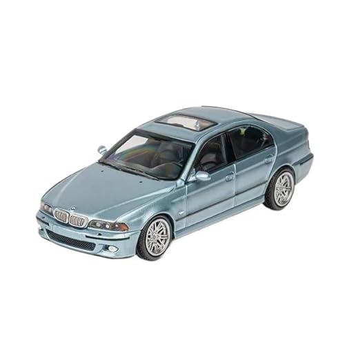 1:64 Für BMW M5 E39 Limousine Simulation Legierung Druckguss Auto Modell Home Dekoration Ornamente Druckguss Fahrzeuge Modell(Blue) von TQMEAD