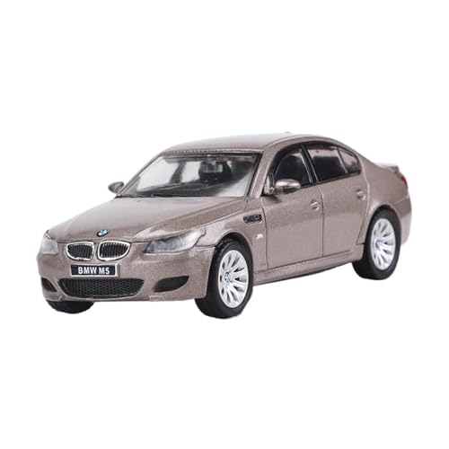 1:64 Für BMW M5 E60 Legierung Modell Auto Desktop Display Raum Dekoration Druckguss Fahrzeuge Modell(Khaki) von TQMEAD