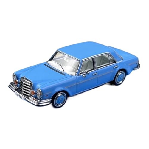 1:64 Für Benz 300 SEL Legierungsauto Modell Statische Belichtung Souvenir-Sammlerdekoration (Blue) von TQMEAD
