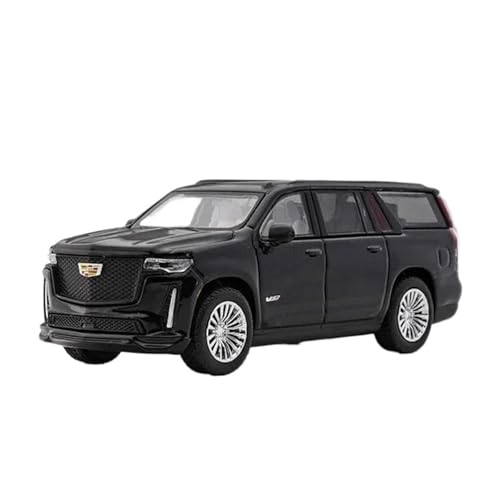 1:64 Für Escalade SUV Simulation Legierung Auto Modell Sammlung Ornament Dekoration Druckguss Fahrzeuge Modell(Black) von TQMEAD
