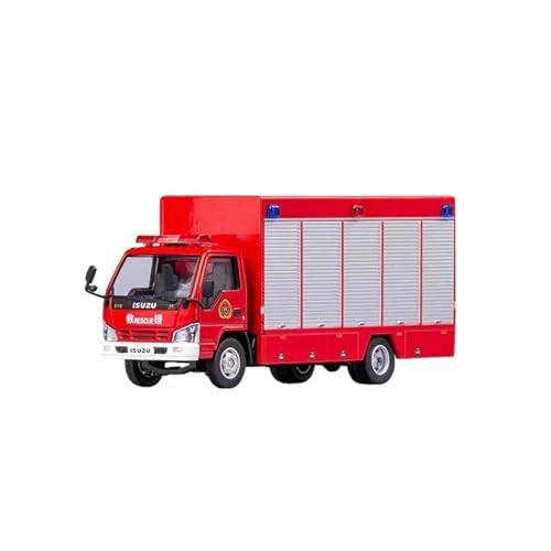 1:64 Für Isuzu Truck Box Cargo Alloy Modell Desktop-Dekoration Sammlung Display Druckguss Fahrzeuge Modell(Red) von TQMEAD