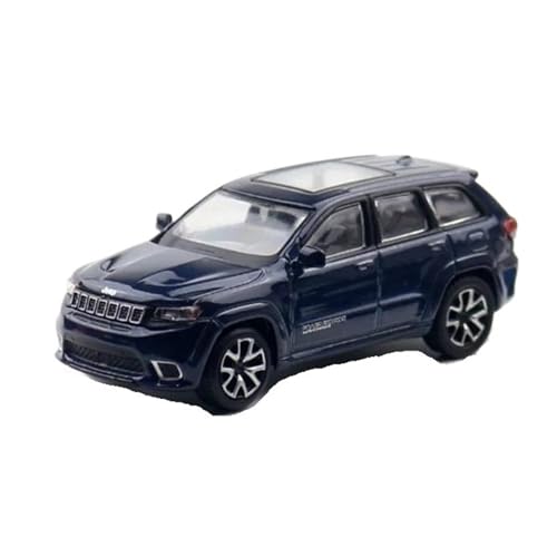 1:64 Für Jeeps Grand Cherokee SUV Legierung Diecast Auto Modell Off-Road Fahrzeuge Spielzeug Geschenk(Blue) von TQMEAD