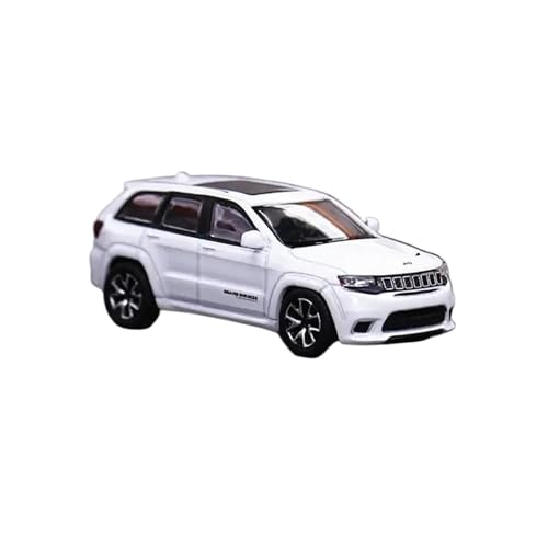 1:64 Für Jeeps Grand Cherokee SUV Simulation Legierung Auto Modell Hobby Sammlung Souvenirs Druckguss Fahrzeuge Modell(White) von TQMEAD