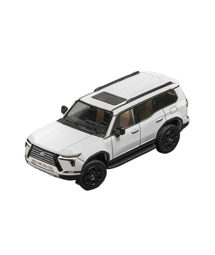 1:64 Für Lexus GX550 Offroad-Automodell Aus Druckgusslegierung Simulationssammlung Kunstwerk Druckguss Fahrzeuge Modell(White) von TQMEAD