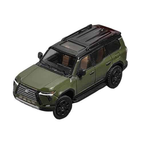 1:64 Für Lexus GX550 Offroad-Simulation Legierung Automodell Erwachsene Fans Sammlung Souvenir Druckguss Fahrzeuge Modell(Green) von TQMEAD