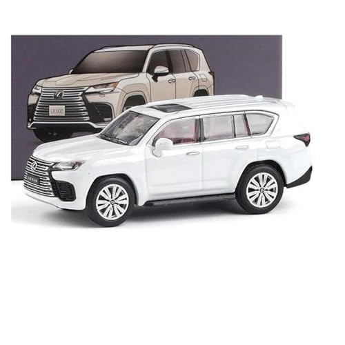 1:64 Für Lexus LX600 SUV Legierung Auto Modell Gießt Druck Metall Fahrzeuge Miniatur Sammlung Geschenk(White) von TQMEAD