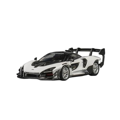 1:64 Für Mclaren SennaGTR Supercar Weiß Legierung Auto Modell Sammlung Display Dekoration Souvenir Druckguss Fahrzeuge Modell von TQMEAD