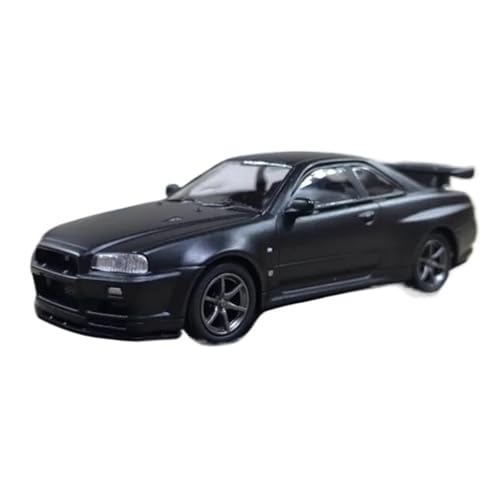 1:64 Für Nissan Skyline GT-R R34 Legierung Auto Modell Statische Souvenir Display Geschenk Sammlung Fahrzeug von TQMEAD