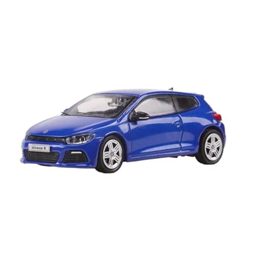 1:64 Für Öffentlichen Scirocco Legierung Sport Auto Modell Druckguss Metall Fahrzeuge Statische Dekoration(Blue) von TQMEAD