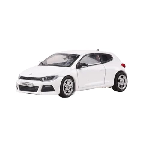 1:64 Für Öffentlichen Scirocco Legierung Sport Auto Modell Druckguss Metall Fahrzeuge Statische Dekoration(White) von TQMEAD