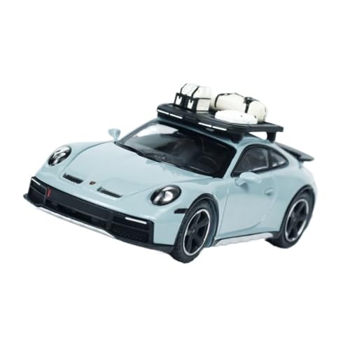 1:64 Für Porsche 911 Porsche Dakar Legierung Simulation Auto Modellbausatz Sammlung Druckguss Fahrzeuge Modell(Blau) von TQMEAD