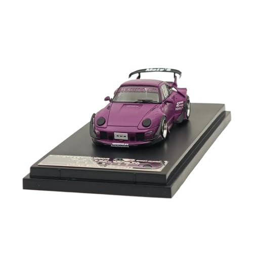 1:64 Für Porsche RWB 993 Rotana Lila Kurzflügel Diecast Miniatur Modellauto Limited Collection von TQMEAD