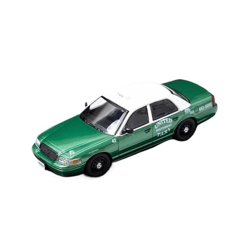 1:64 Für Rollin Crown Victoria Polizeiauto Modell Simulation Sammlung Kunstwerk Souvenir Druckguss Fahrzeuge Modell(Green) von TQMEAD