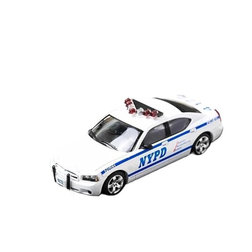 1:64 Für Rollin Crown Victoria Polizeiauto Modell Simulation Sammlung Kunstwerk Souvenir Druckguss Fahrzeuge Modell(White) von TQMEAD