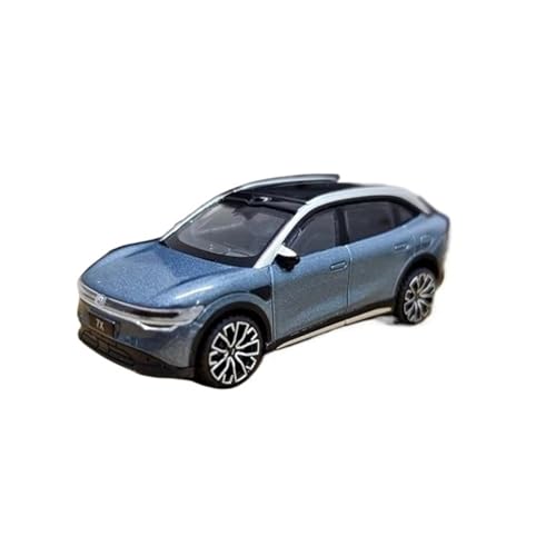 1:64 Für ZEEKR 7X SUV Legierung Automodell Druckguss Metall Neue Energie Fahrzeuge Miniatur Kreative Ornamente(Blue) von TQMEAD