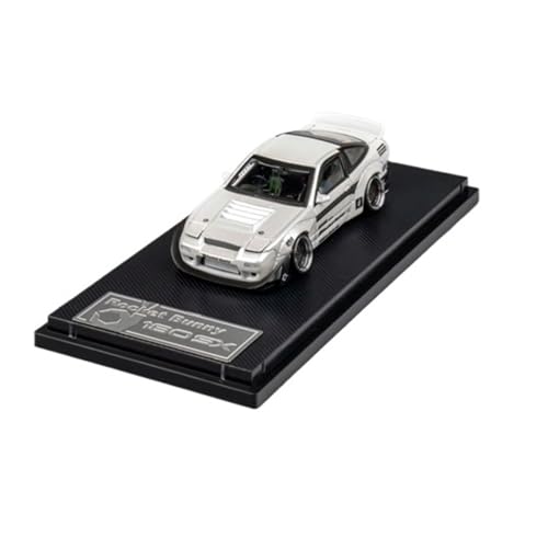 1:64 Rocket Bunny Für Nissan 180SX Rocket Bunny Coupé, Legierungssimulationsauto-Bausatz, Spielzeugmodellsammlung Druckguss Fahrzeuge Modell von TQMEAD