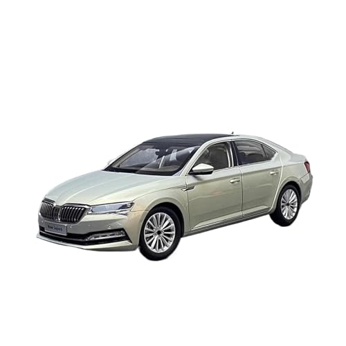 1:64 Skoda Superb Legierung Auto Modell Statische Display Sammeln Souvenir Decration Druckguss Fahrzeuge Modell(Gold) von TQMEAD