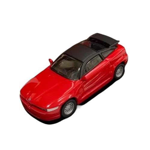1:64 für Alfa SZ Sportwagen Legierung Modell Dekoration Sammlung Ornamente Statische Anzeige(Red) von TQMEAD