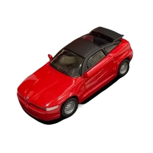 1:64 für Alfa SZ Sportwagen Legierung Modell Geschenke Dekoration Sammlung Fahrzeug Statische Anzeige(Red) von TQMEAD