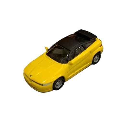 1:64 für Alfa SZ Sportwagen Legierung Modell Geschenke Dekoration Sammlung Fahrzeug Statische Anzeige(Yellow) von TQMEAD