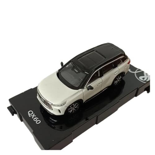 1:64 für Mini Infiniti Qx60 2022 Druckgusslegierung Statisches Automodell Sammlung Display Ornament(White) von TQMEAD