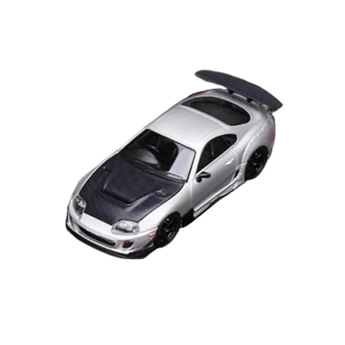 1:64 für Toyota Supra Bull Dämon König Druckguss Legierung Auto Modell Ornamente Sammlerstücke(Silver) von TQMEAD
